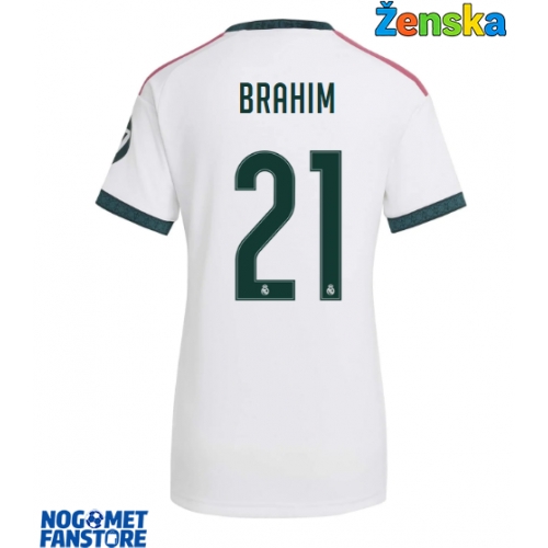 Real Madrid Brahim Diaz #21 Domaci Dres za Ženska 2026-27 Kratak Rukav